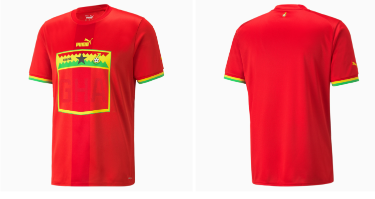 camiseta alternativa ghana