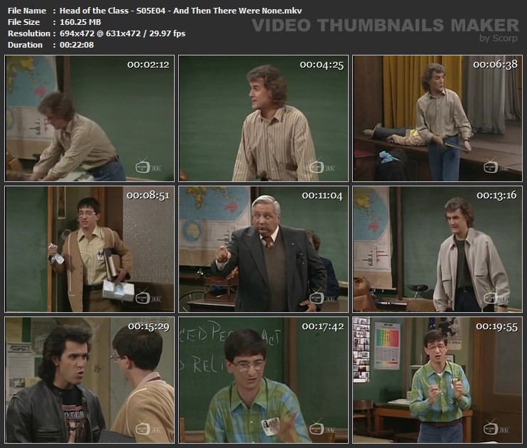 Head of the Class - S05E04 - And Then There Were None.mkv