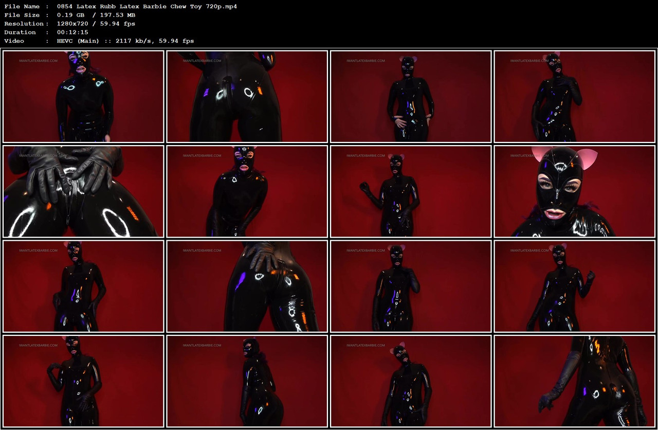 0854 Latex Rubb Latex Barbie Chew Toy 720p mp4