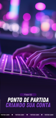 PONTO DE PARTIDA CRIANDO SUA CONTA