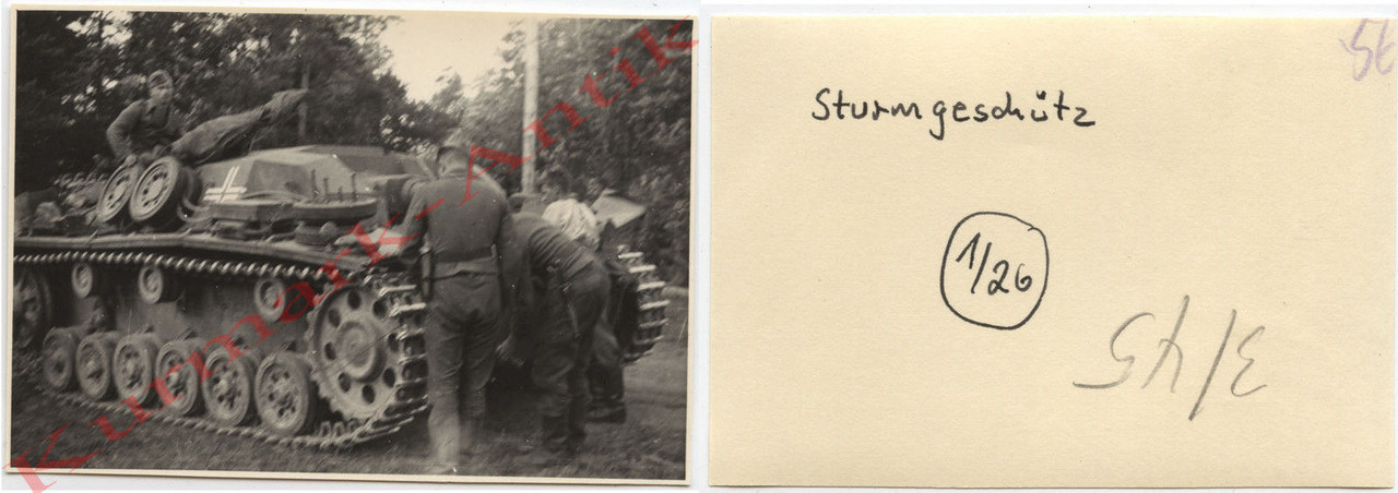 Foto Wehrmacht Russland Panzer Stug Sturmgeschüt