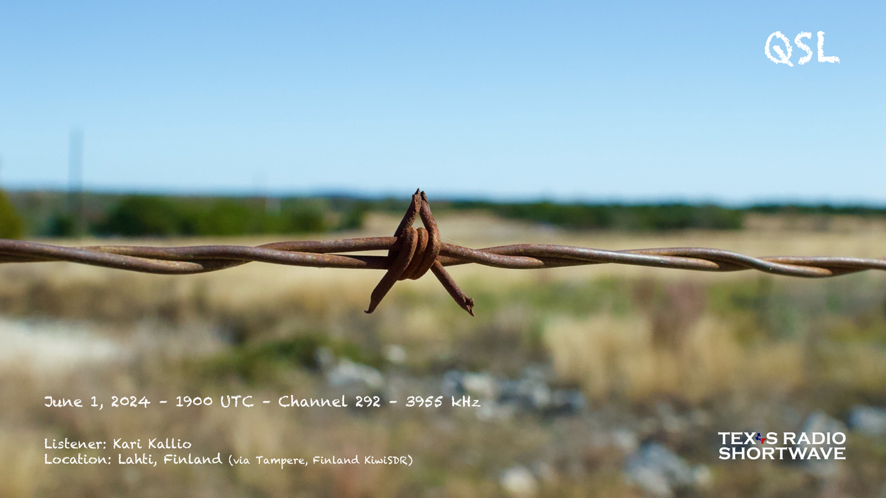 TRSW_Lead Belly & Lemon Jefferson (3955kHz) QSL_Channel 292 - Kallio