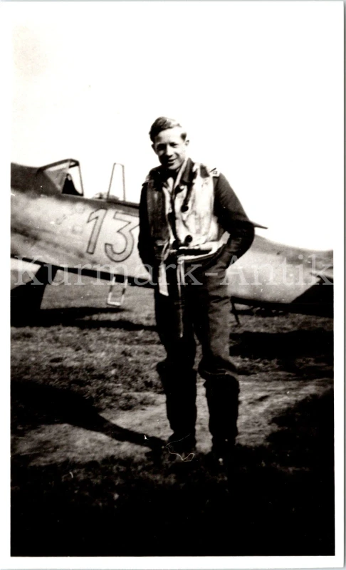 S085 Photo Wehrmacht Archive Repro Luftwaffe Aircraft Fw190 Number Pilot
