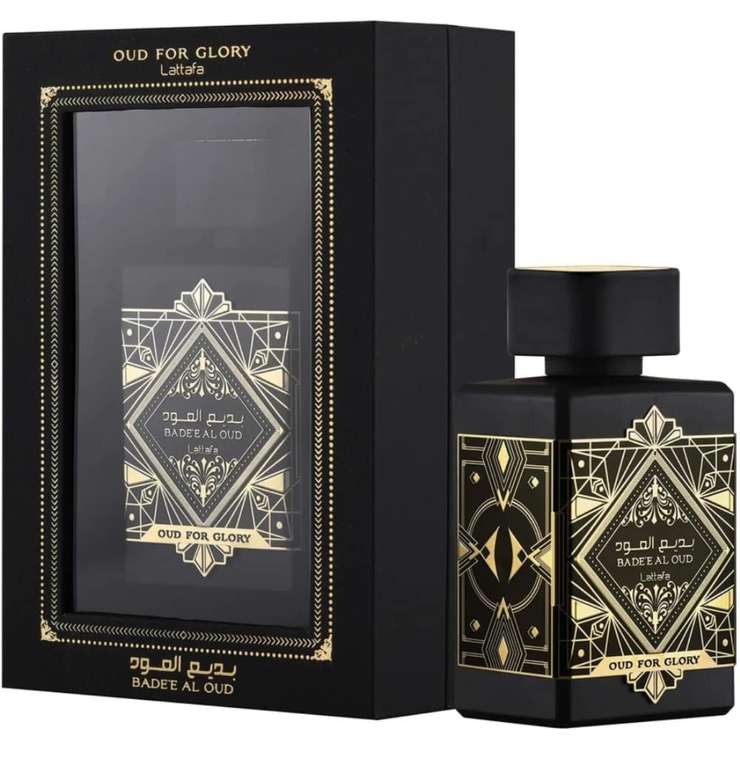 Amazon: Lattafa Perfumes Bade'e Al Oud Oud for Glory Eau De Parfum Spray for Unisex, 3.4 Ounce 
