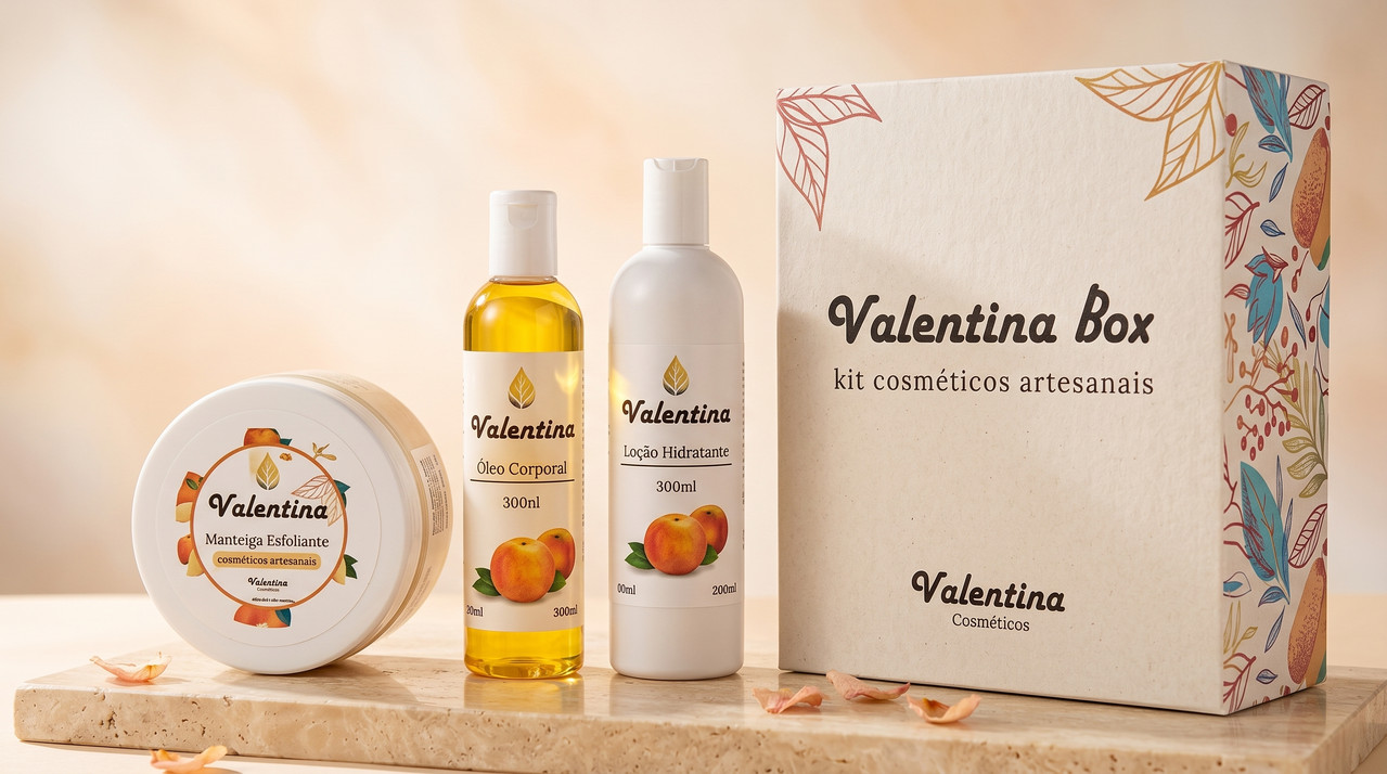 Valentina Box Mandarina - Set de cuidado corporal