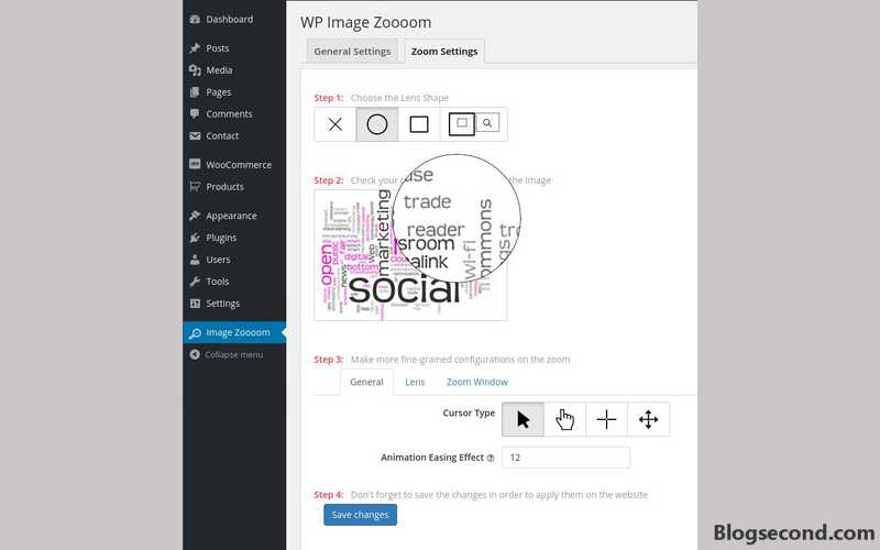 Gambaran dari Plugin WP Image Zoom