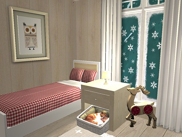 Hellohello: Domy - Stránka 4 Christmas-Chalet-interior-57