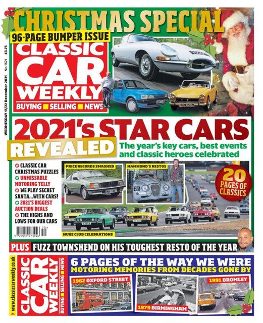 Classic Car Weekly – No  1621, 15 December 2021