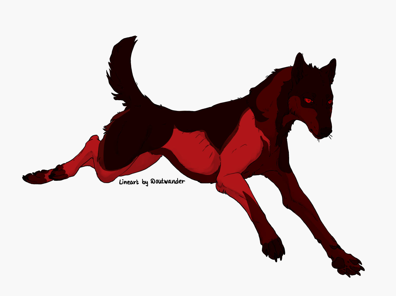 Wolf Dog ( SELLING ) BASE Outwander DA — Postimages