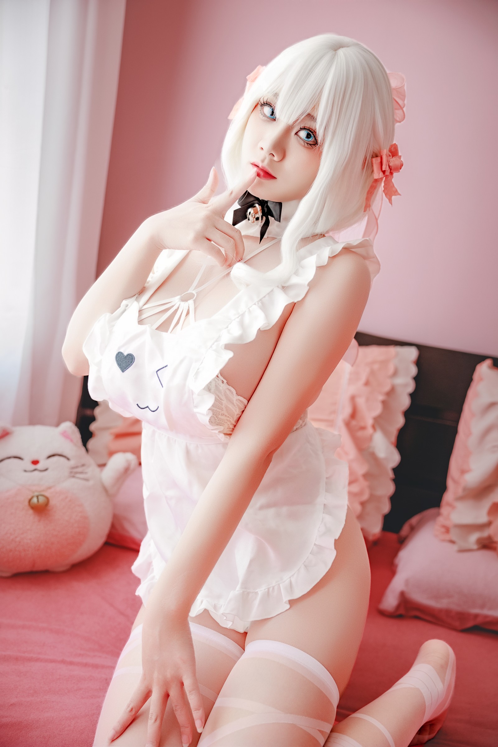 阿雪雪写真午睡围裙主题写真（90P+1V / 1.07G）居家可爱系列插图3