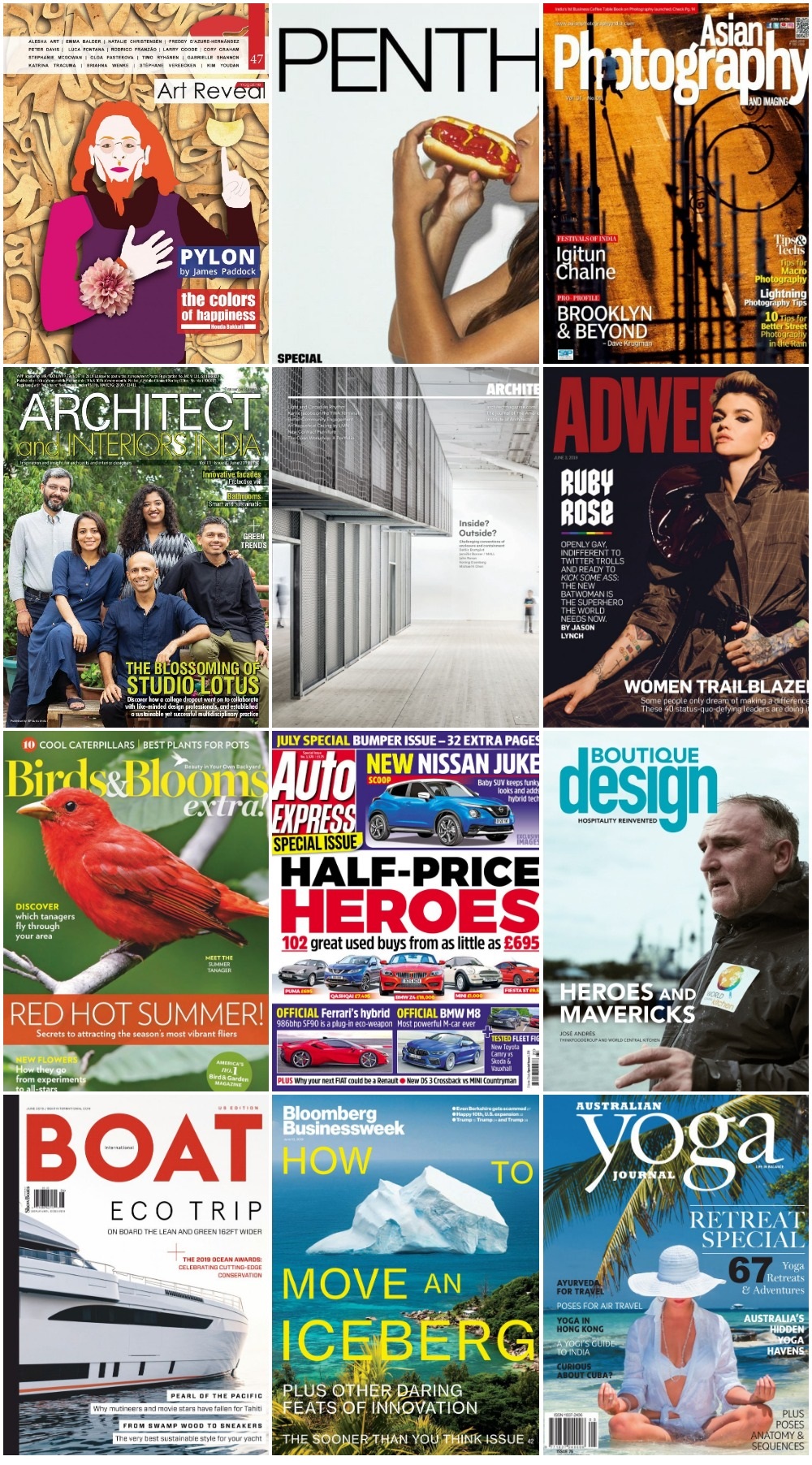 50 Assorted Magazines - June 16 2019