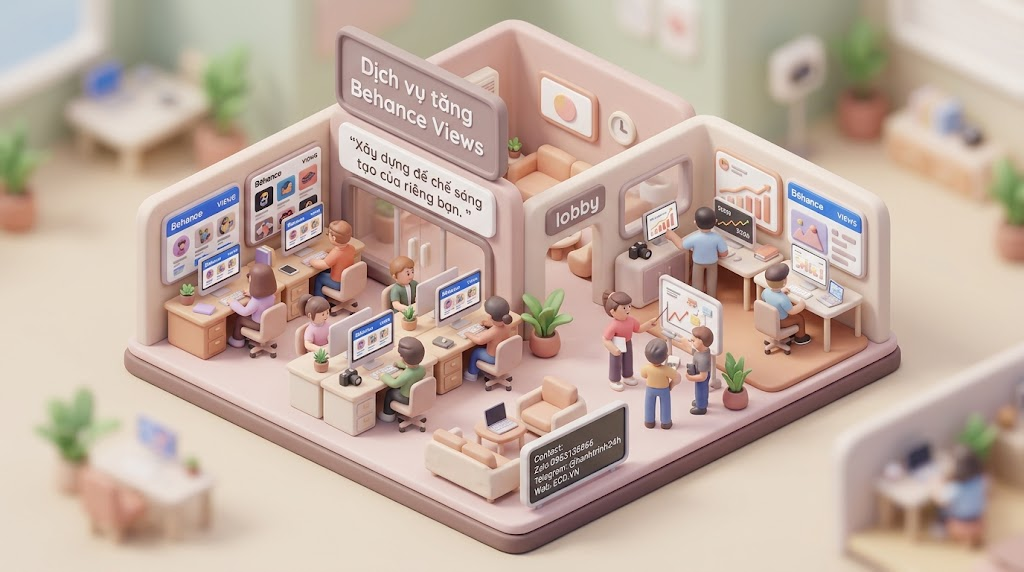 dịch vụ tăng behance views bền vững behance adobe