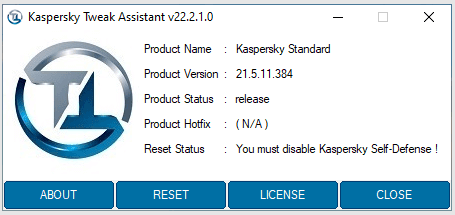 Kaspersky Tweak Assistant 22.6.9.0