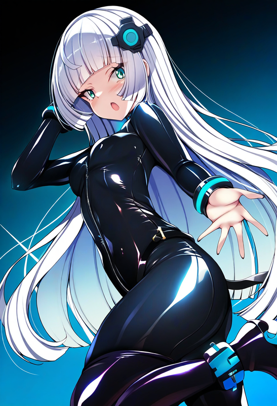 1girl, torisan, aqua eyes, long hair, hime cut, white hair, {short bangs}, old,  s-4198675313