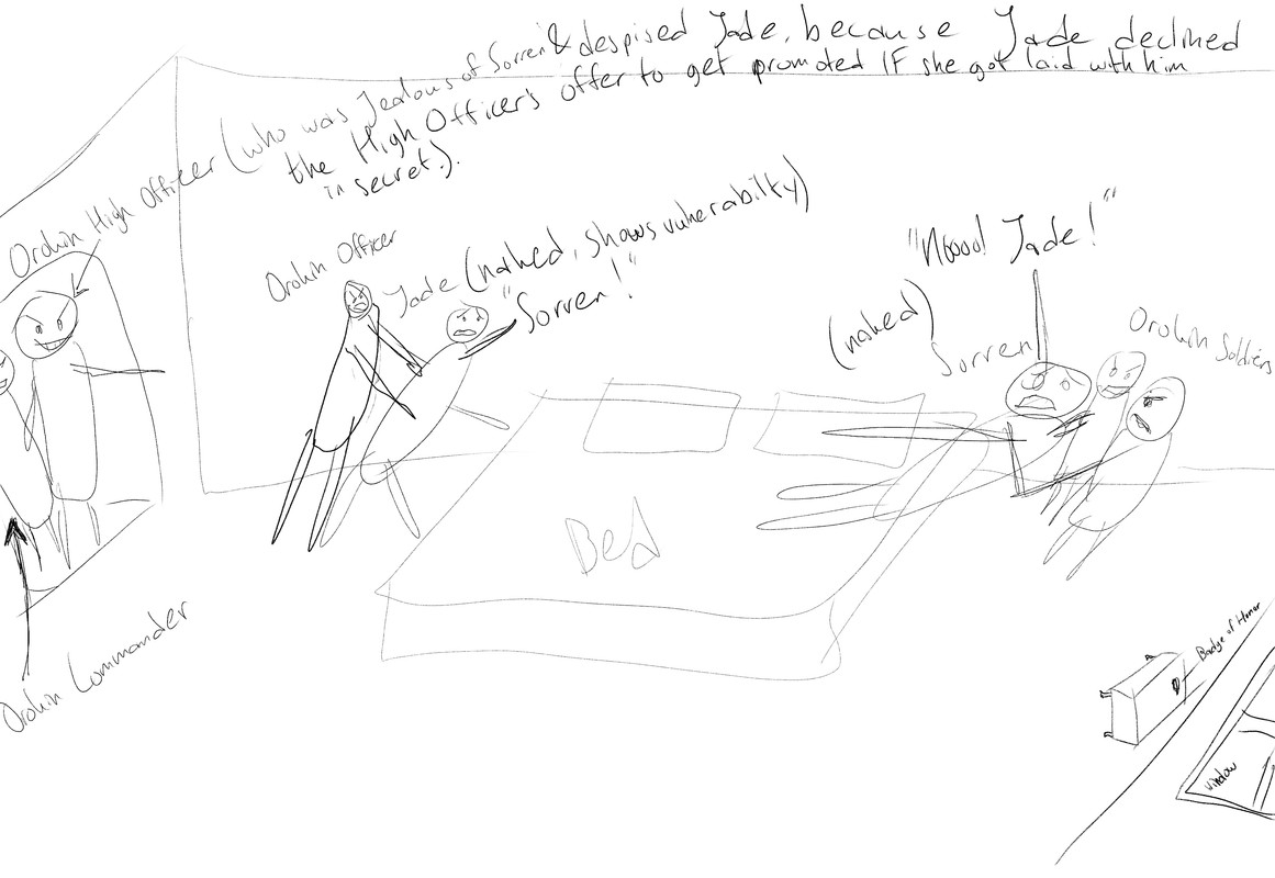 Sorren and Jade torn apart in 'the act of love'