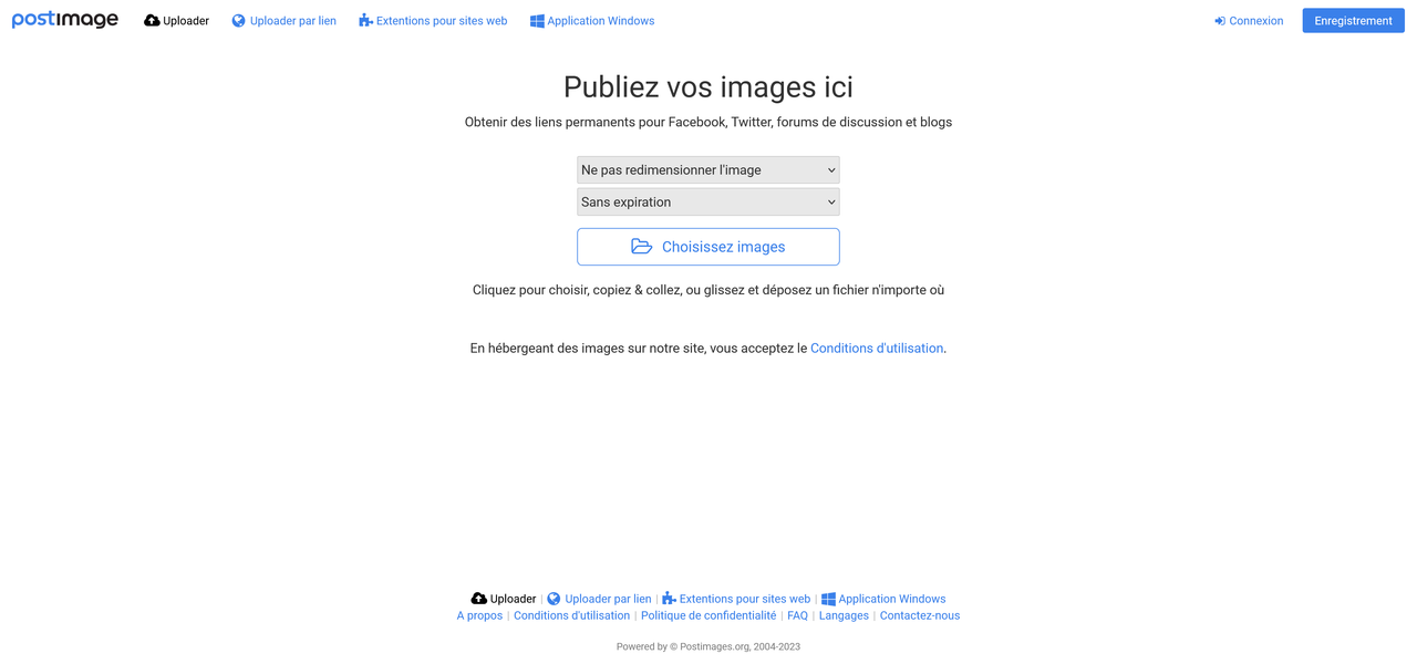 Screenshot 2023-05-11 at 16-27-06 Postimages — hébergement gratuit d'images _ hébergement de photos