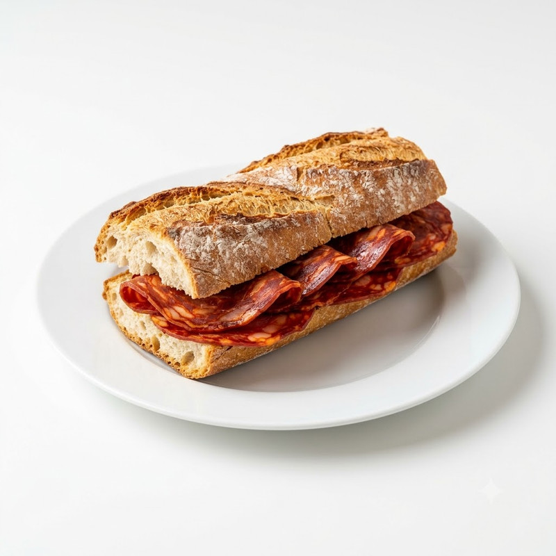 Bocadillo De Chorizo Ibérico Pequeño