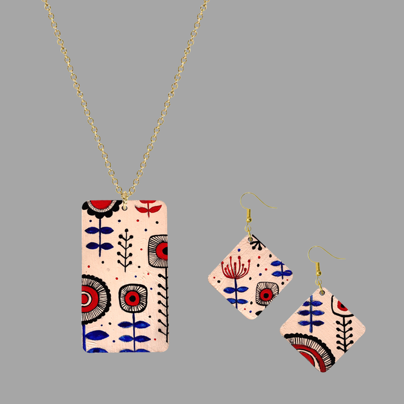 Scandinavian Art on MDF Jewellery DIY Kit 