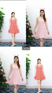 CA1156-Váy Đầm Nữ Thun Cotton Mặc Ở Nhà, Co Giãn Thỏa Mái Cho Chị Em Dáng Chữ A