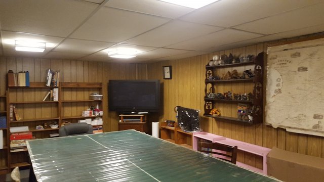 Rec Room table & TV