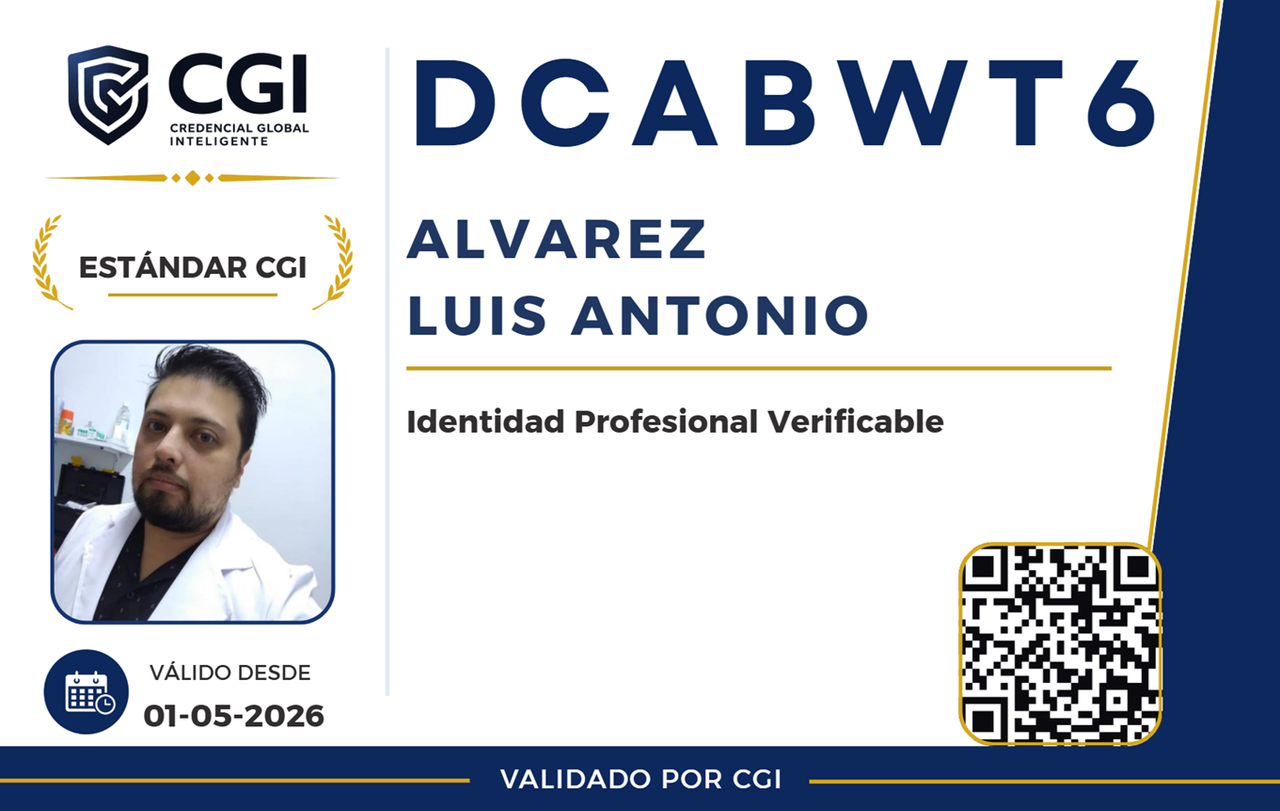 Ejemplo de Credencial Global Inteligente (CGI)