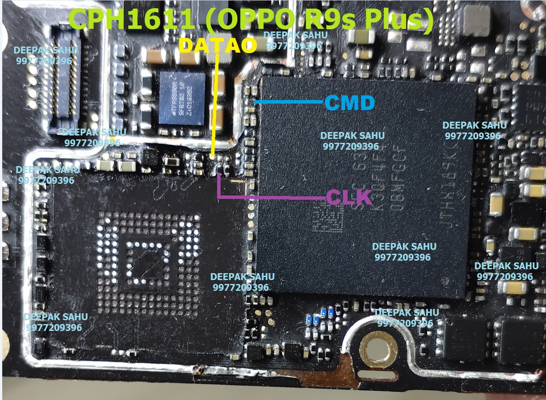 CPH1611 (OPPO R9s Plus) ISP PINOUTS BY DEEPAK SAHU | Martview-Forum