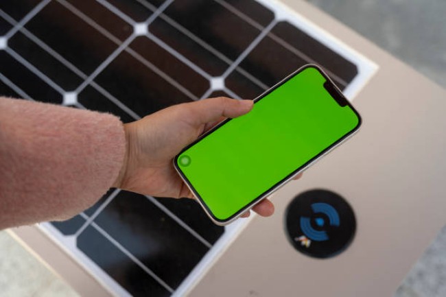 Solar-powered cell phone chargers