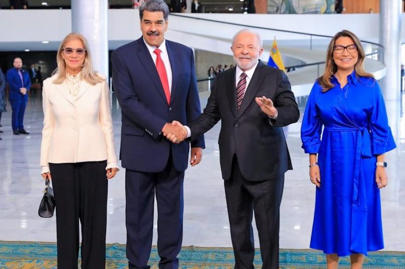 Presidentes Nicolás Maduro y Lula da Silva