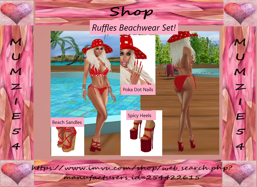 Ruffles-Beachwear-Set-Red-V1-1-A