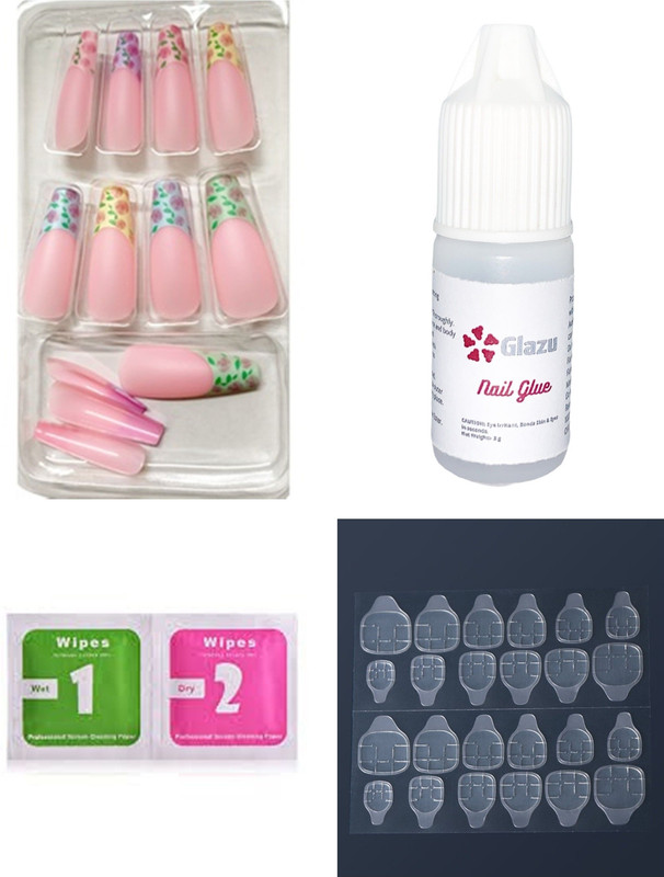 Daily Wear 12pcs Designer Ballerina Nails (multicolor Normad)