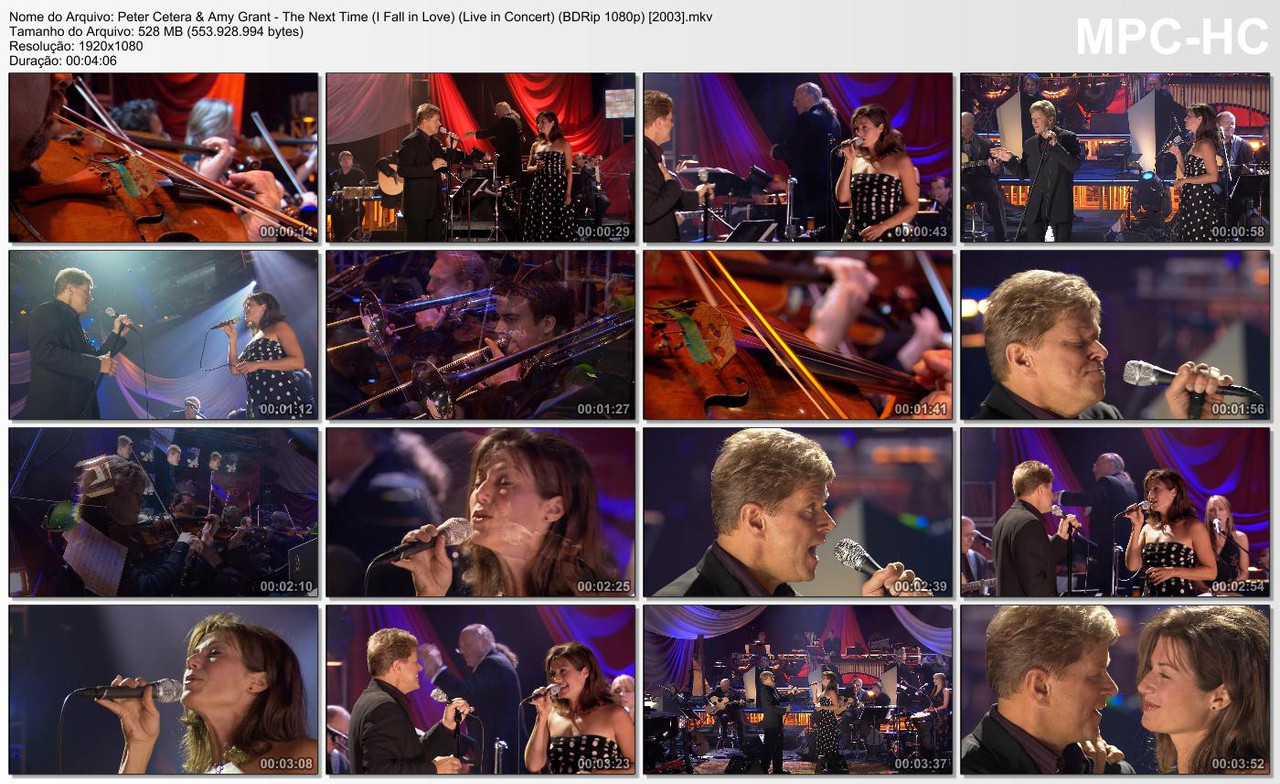 Peter Cetera & Amy Grant - The Next Time (I Fall in Love) (Live in Concert) (BDRip 1080p) [2003]