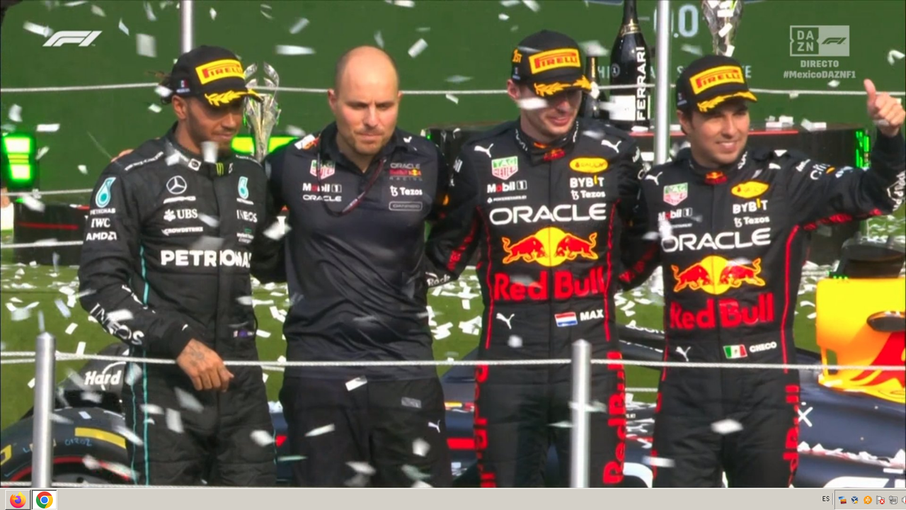 Max Verstappen se corona en el Gran Premio de México