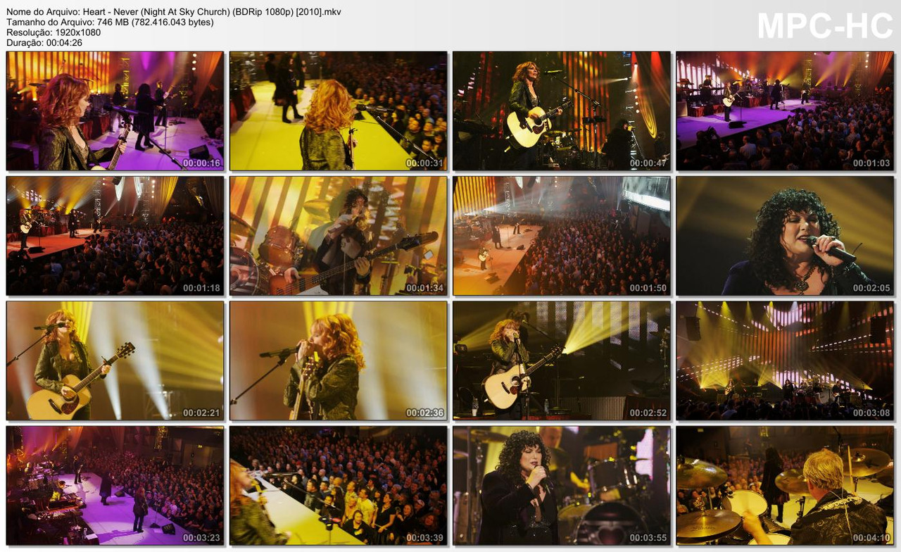 Heart - Never (Night At Sky Church) (BDRip 1080p) [2010]