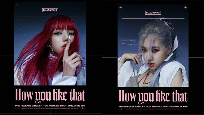 Poster pre-release single BLACKPINK, Lisa dan Rose