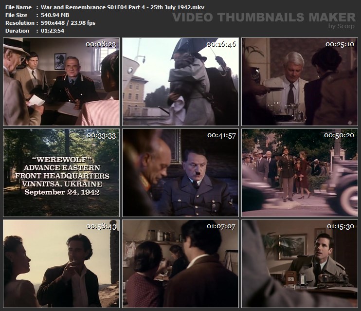 War and Remembrance S01E04 Part 4 - 25th July 1942.mkv