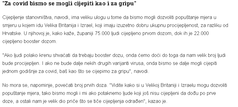 Covid-potvrde u bolnicama: Koliko je zaraženo cijepljenih, a koliko necijepljenih Screenshot-1298