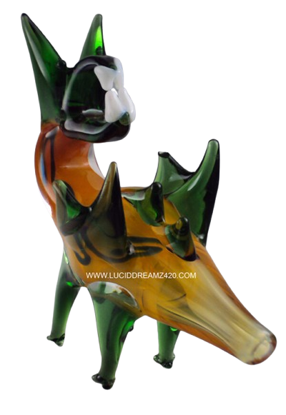 DRAGON-01 Dragon Theme Glass Waterpipe – Bold Artistic Smoking Piece