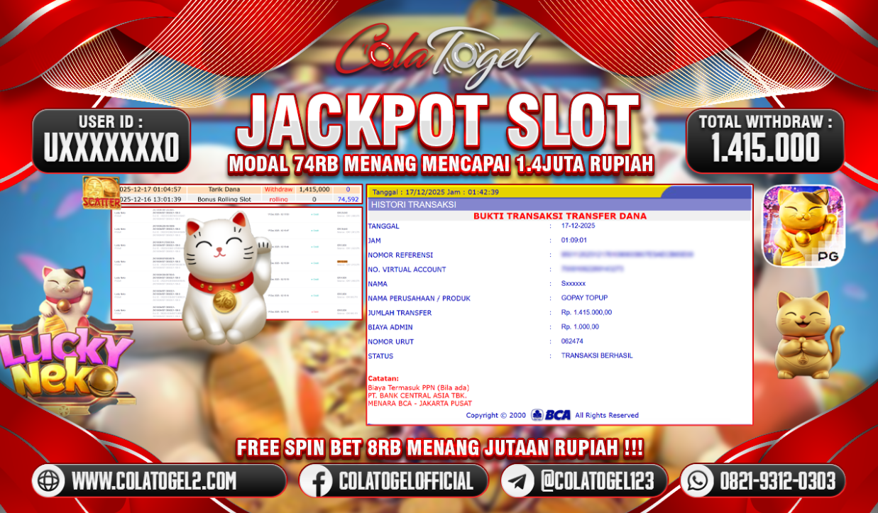 JACKPOT SLOT GACOR!!