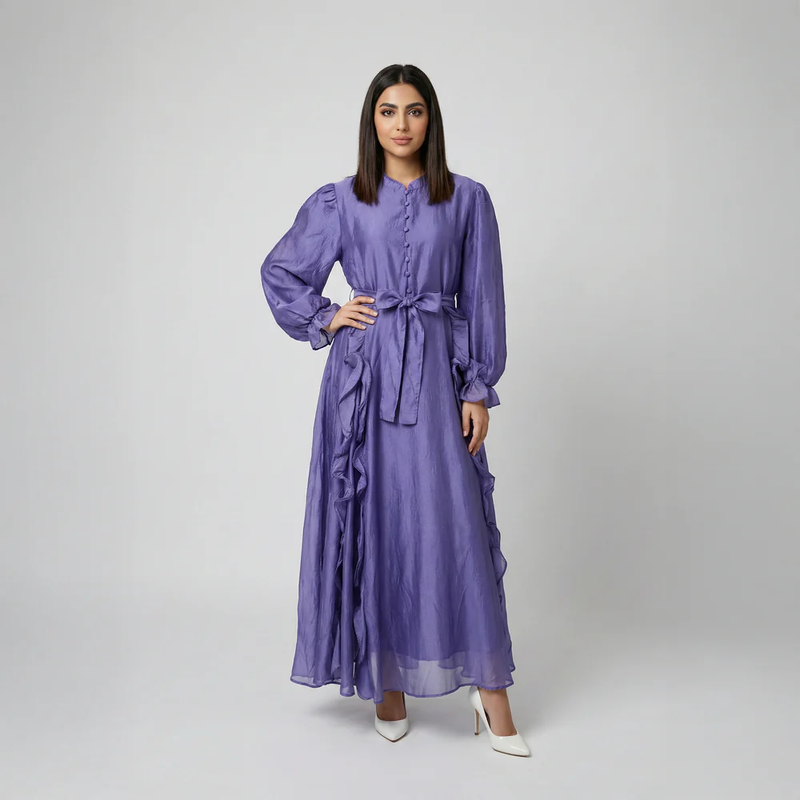 فستان كيما أبيض