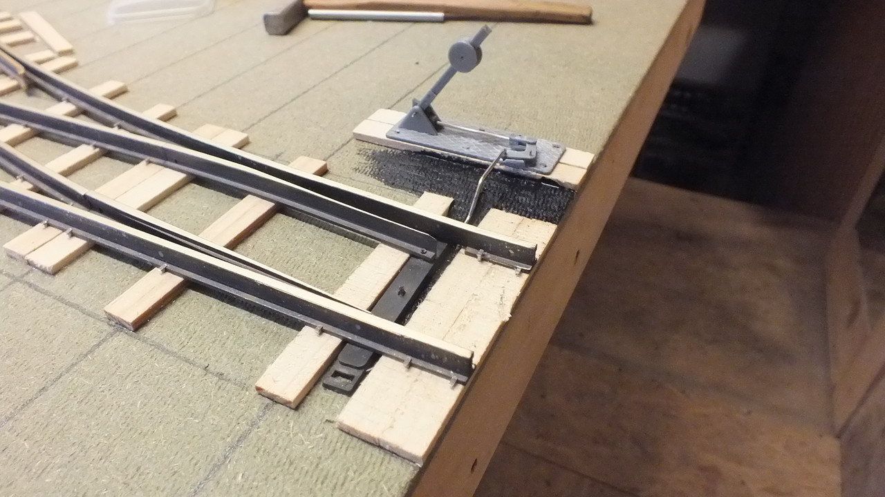 Bahnhof Sägewerk (79) Weichenstellhebel