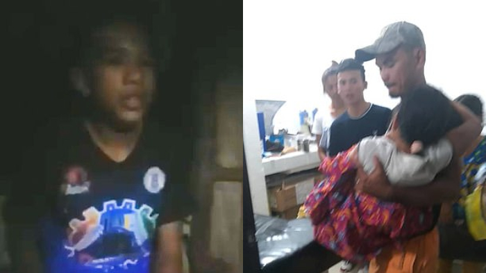 Seorang remaja menyelamatkan adiknya dari gigitan buaya buas.