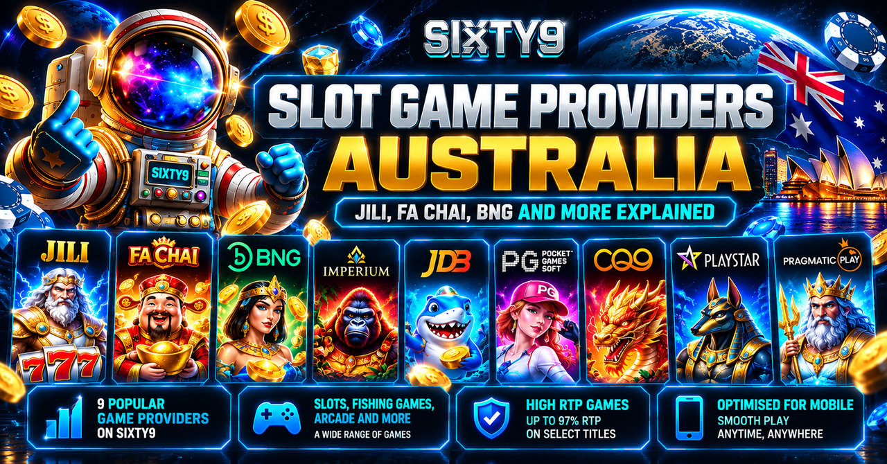 Sixty9 slot providers Australia