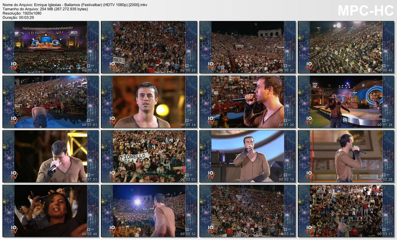 Enrique Iglesias - Bailamos (Festivalbar) (HDTV 1080p) [11.09.2000]