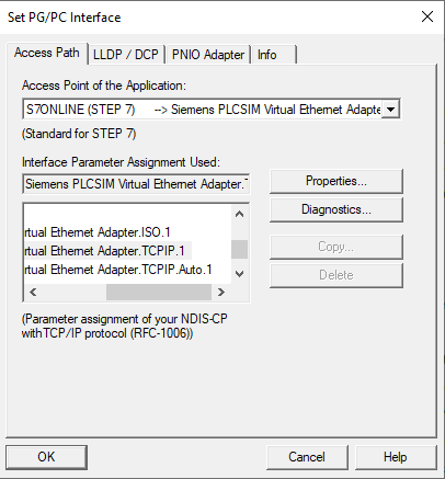 connection between a CPU S7-1500 S7-PLCSIM Advanced connection between a CPU S7-1500 S7-PLCSIM Advanced