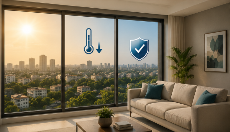 Residential Heat Control Window Film
