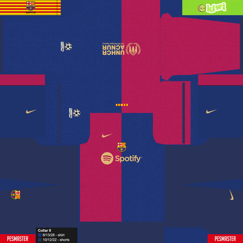 barcellona home 24 25 UCL
