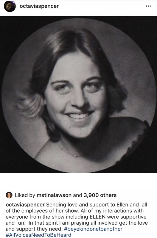 Octavia Spencer Puts on Her Cape for Ellen DeGeneres—“Sending my love