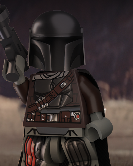 The Lego Mandalorian at Star Wars 