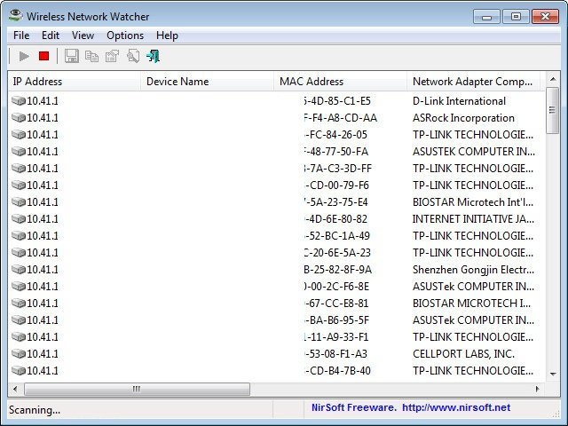 Wireless Network Watcher 2.30