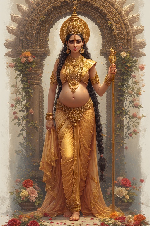 naked-goddess-parvati-pregnant-33